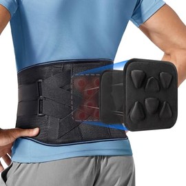 Back Brace for Men Lower Back Pain with 3D Lumbar Pad, for Sciatica, Herniated Disc, Scoliosis, Breathable Back Support Belt for Women Work,...       