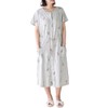 ANGELIEBE エンジェリーベ Maternity Nursing Nightgown with Ice Cream Pattern, Short
