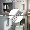 Hxszk Floral Design Brushed Stainless Steel Shower Shelf for 12"