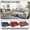 ULTICOR Extra Wide 75" - 100", Reclining 2 Seater Sofa,