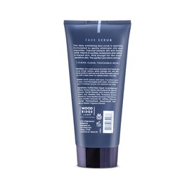 Woodridge Labs Men's Grooming Caffeine & Charcoal Daily Face Scrub - Exfoliate Moisturize & Cleanse | Eliminate Oils & Impurities | Gentle for Sensitive Skin | Paraben & Cruelty Free | USA Made (6 oz)