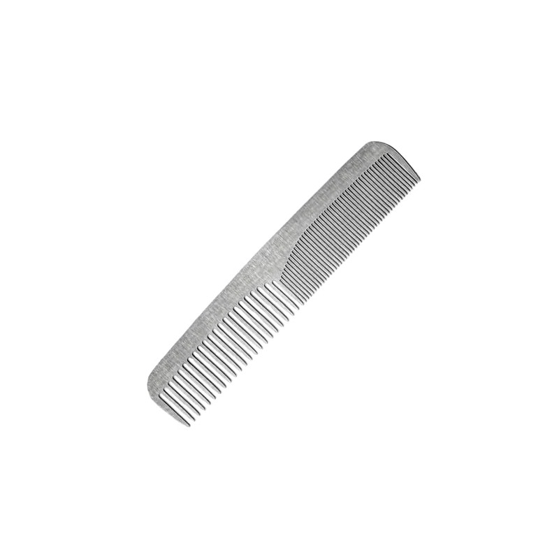 Stainless Steel Comb, Barber Grooming Comb for Man, Travel Size,