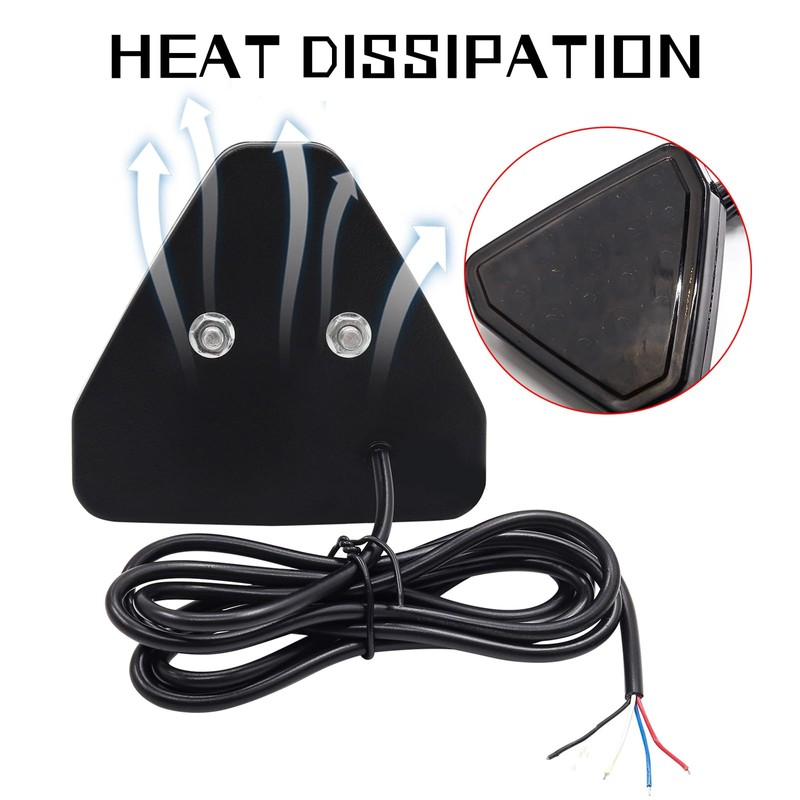 Car LED Rear Light Triangle High Position Third Brake Light