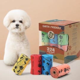 픽글 강아지똥봉투 애견풉백 애견산책 강아지산책용품 애견변 강아지 배변봉투 324매 Dog Poop Bags Pet Waste Bags Dog Walking Supplies 324 Sheets