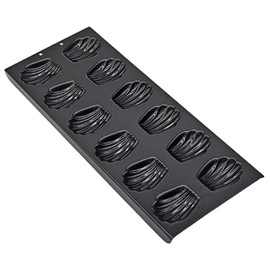 Hera Madeleine 12 Cavity Bear Paw Mould, Non-Stick 35 x 14 cm, Metal