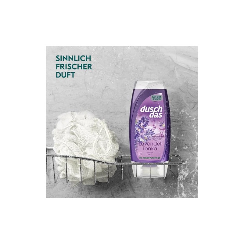 Duschdas Duschgel Lavendel Tonka Duschbad mit verw√∂hnender Duftformel sorgt f√ºr