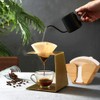 Unibene Bamboo Coffee Filter Holder, Coffee Paper Storage Container Dispenser
