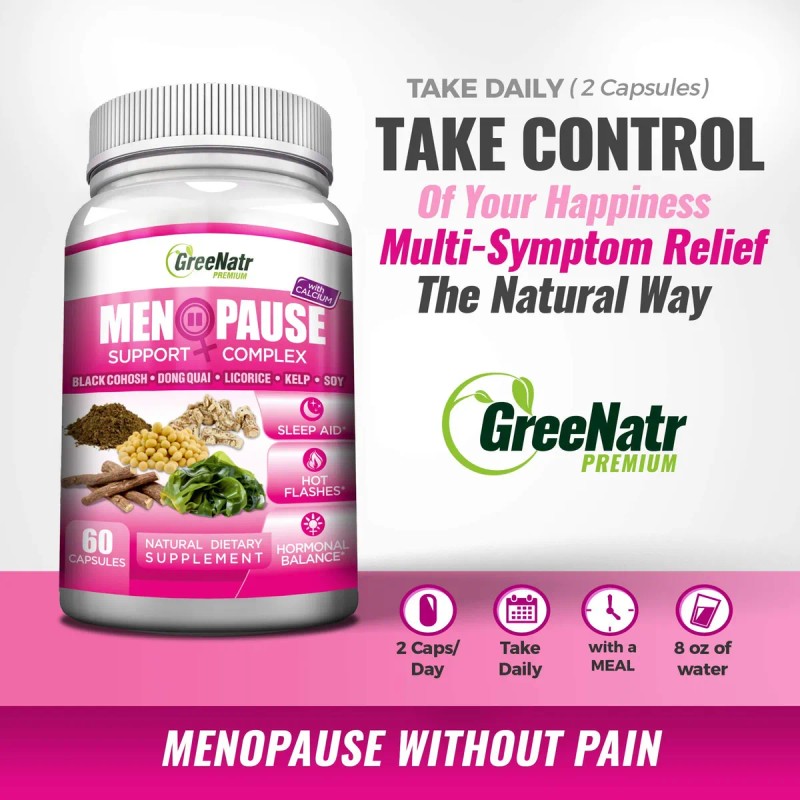 Greenatr Suplemento Menopausia Ginseng Y Ginkgo Biloba