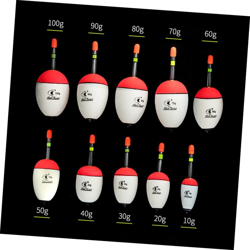 Mipcase 10G Fishing Assortment Lightweight Buoy Floats for Stream Lake
