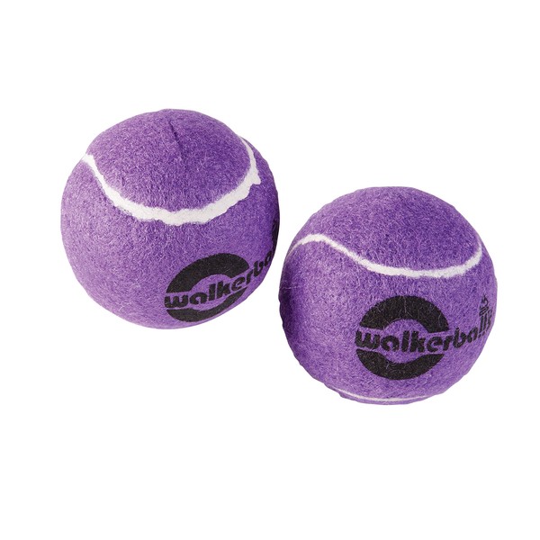 MABIS Pre-Cut Walker Glide Balls, Purple, One Pair