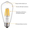 SHUWDKAR LED Light Bulbs DC 12V 6W E26 ST64 Low