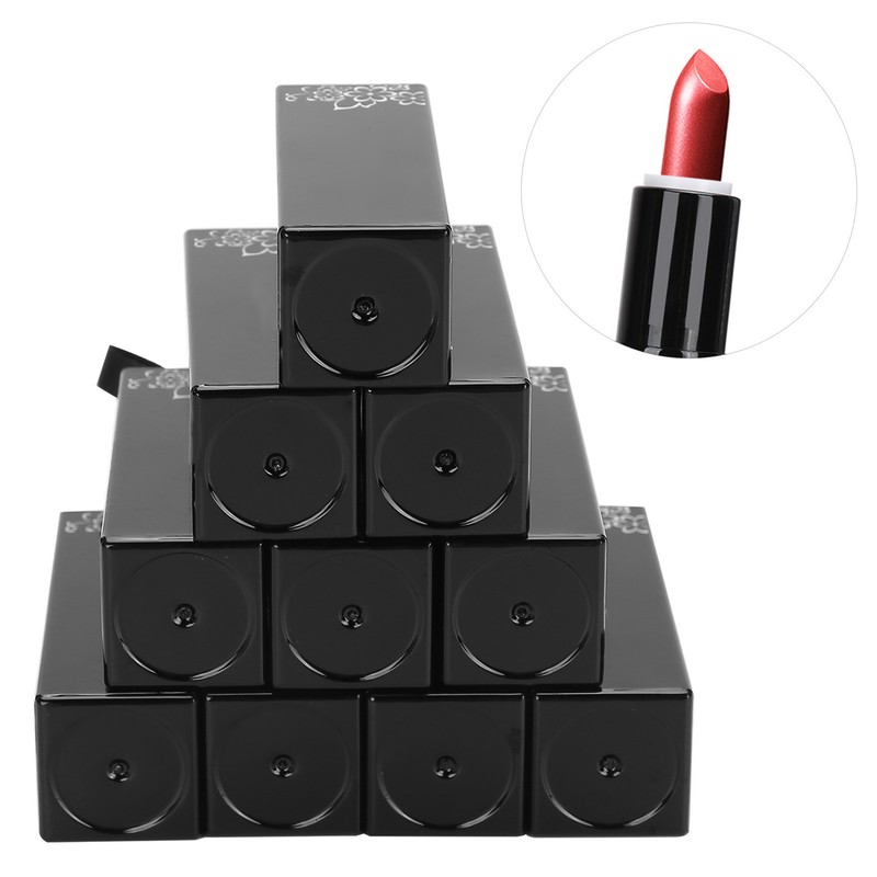 10pcs Empty Lipstick Tube Portable Elegant Lip Gloss Container DIY