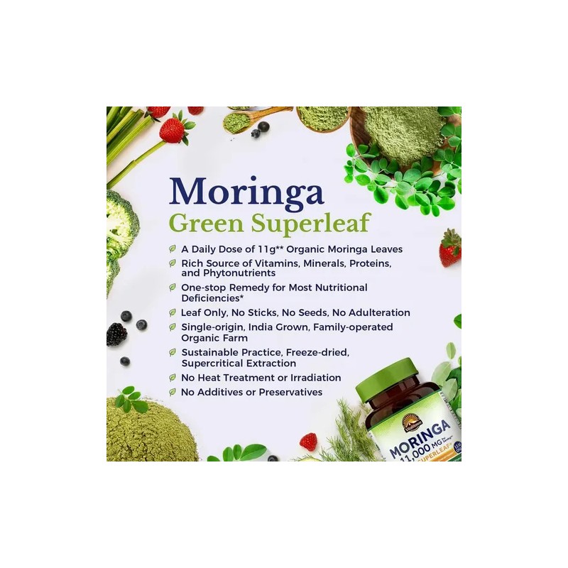 Vitalitown Moringa 11000 Mg 240 Cápsulas