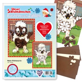 Kamary-Gallery Unser Sandmännchen Craft Set Craft by Numbers Sandman and His Friends for Children (Pittiplatsch6+)