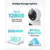 ZOSI 2-in-1 WiFi CCTV Camera Indoor 2MP+2MP, 360° Dual-Lens Views