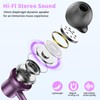 AIAUXAI USB C Headphones Wired in Ear Earbuds with Microphone