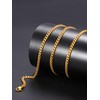 ChainsHouse Kihei Chain Necklace for Men, Silver, Surgical Stainless, Hypoallergenic,