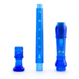 Tiger Kids Coloured Descant Recorder - Blue Soprano Recorder