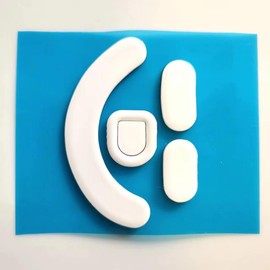 LZYDD Rounded Curved Edges Mouse Feet Skates Compatible with Razer DeathAdder V3 Pro Gaming Mouse (DeathAdder V3 Pro)