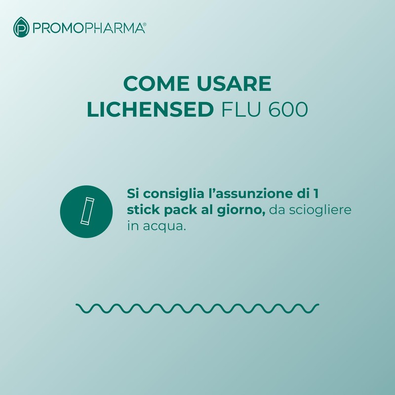 Lichensed Flu 600 - Integratore Alimentare per Mal di Gola,