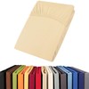 aqua-textil Viana Fitted Sheet Cotton Jersey Sheet Bed Sheet Duvet