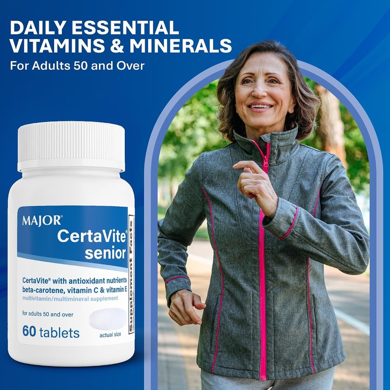 MAJOR CertaVite Senior Multivitamin with Antioxidants – Multivitamin for Women