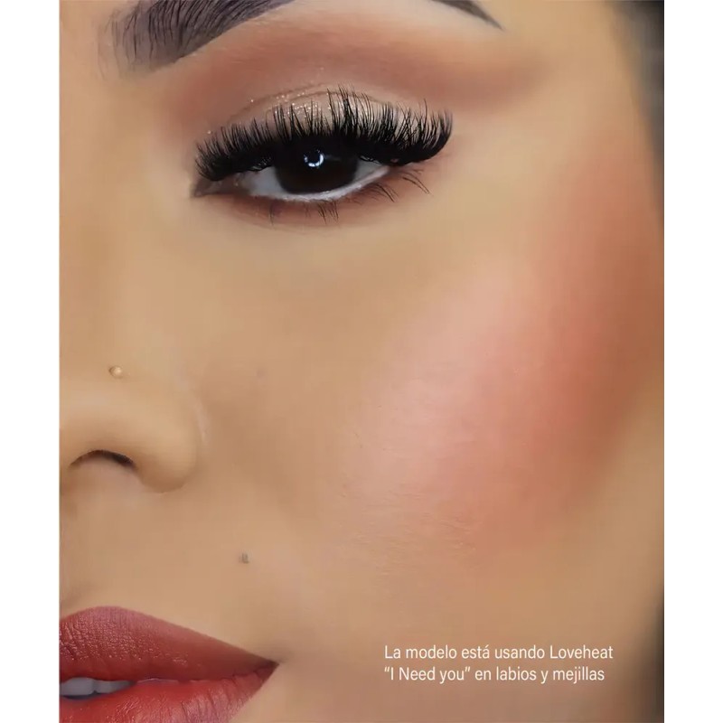 Rubor Crema Moira Loveheat Luminoso Vegano Sin Parabenos 12h