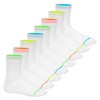 Footstar Men's & Women's Cotton Socks (8 Pairs) Socks in