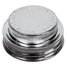 Auto Krafters Compatible/Replacement For Chrome Master Cylinder Cap for Drum Brakes 1960-66 Mustang Falcon Fairlane Full Size Mercury (C5ZZ-2162BC)