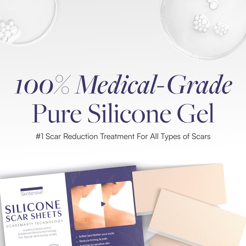 Scar Smart Scar Sheets - Scar Cream Strips for Surgical