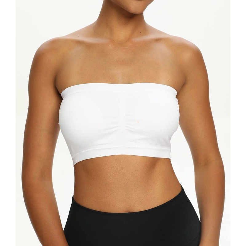 Venbond - Bralette sin tirantes acolchado para mujer, de 3