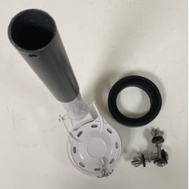 Toto THU129P-2A Flush Valve Assembly Replacement with Adjustable Sliding Overflow Extension Tube