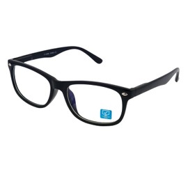 KISS Blue Light Filter Neutral Glasses Anti-Glare Model Tight Anti-Fatigue and Relaxation for PC, TV, Gaming, black