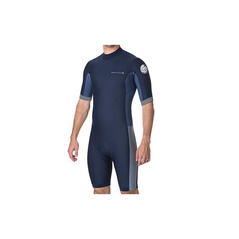 RIP CURL Aggrolite 2mm Back Zip Spring Shorty NAVY WSP6AM