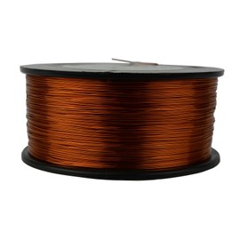 TEMCo 23 AWG Copper Magnet Wire - 1.5 lb 940 ft 200°C Magnetic Coil Winding