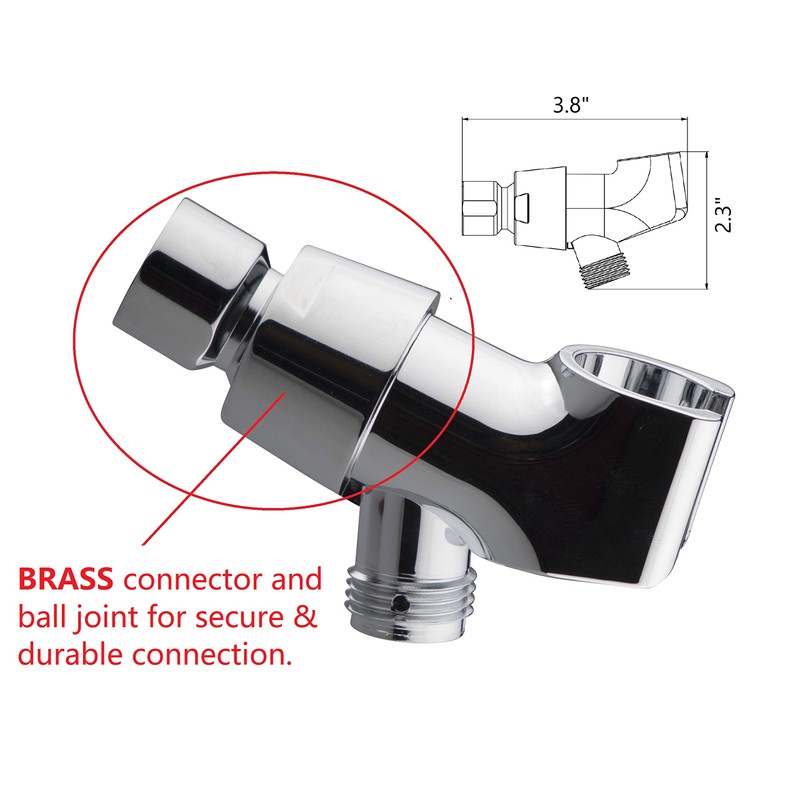 Ana Bath 5-Inch 5-Function High Pressure Handheld Shower Head with