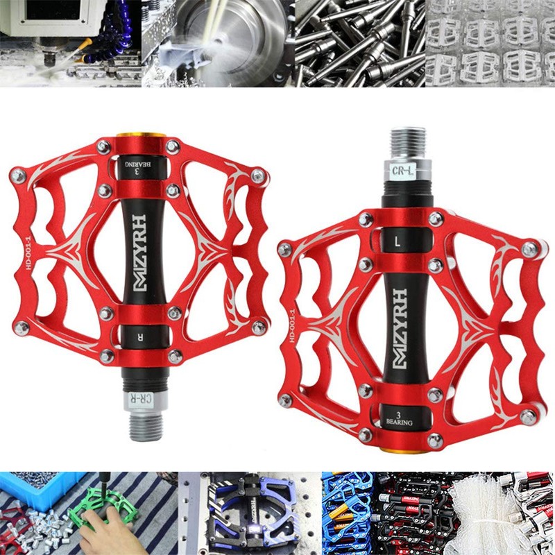 OSC Cross Bike Pedals, Ultra Lightweight, Aluminum Alloy, Flat Pedals,