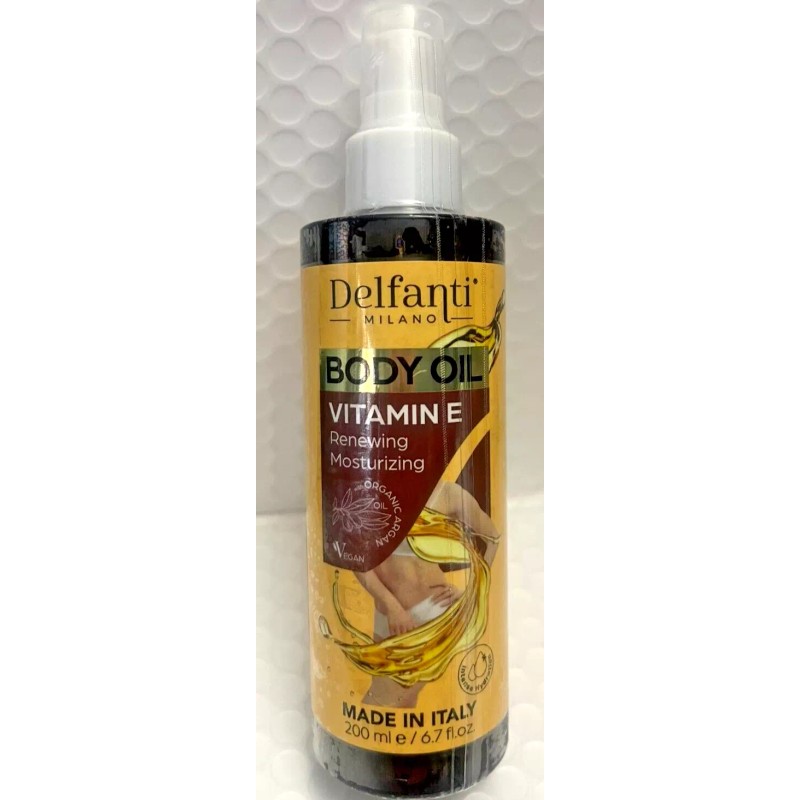 DELFANTI MILANO BODY OIL VITAMIN E RENEWING BODY FACE HAIR