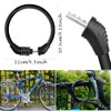 Black Bicycle Lock, Mini Bicycle Lock, Steel Bicycle Cable Lock,
