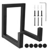 Picowe Vinyl Record Storage Holder, Large 8" Black LP Record