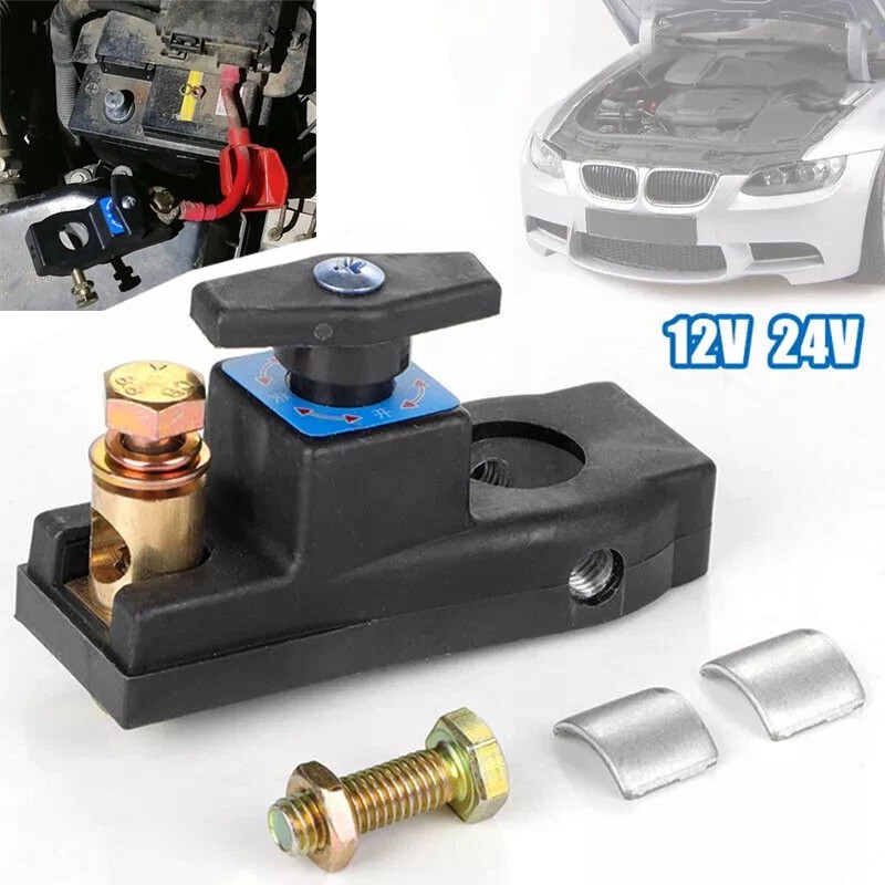 Unbranded Car Battery Disconnect Isolator Cut Off Switch 12V Battery