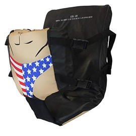 Floaty Pants Hands-Free Party Floatation Device (Ab Man, Medium)