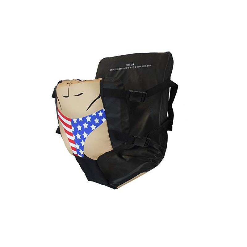 Floaty Pants Hands-Free Party Floatation Device (Ab Man, Medium)