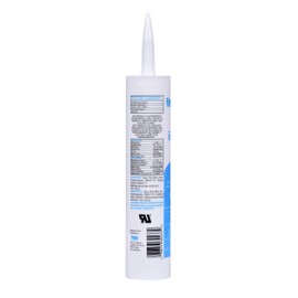 Oatey 30237 Adhesive Caulk, 10.3-Ounce, White