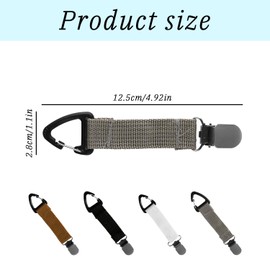 Tabanzhe Travel Hat Clips 4PCS Hands-Free Hat Holder Rack Bag Cap Clips Travel Accessories for Hanging Hats on Bag Luggage Tote Purse Backpack Wallet Luggage