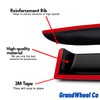 Window Deflectors Smoke Tinted Tape-On Side Window Vent Visor Deflectors