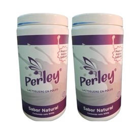 Perley Lactosuero en Polvo Original, 2Pzas, Sabor Natural, 500g, con Vitaminas y Minerales