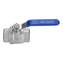 Importaciones Ros Valvula De Bola De Acero Inox T316 Ros Npt 1000w De 1 1/2 Pg