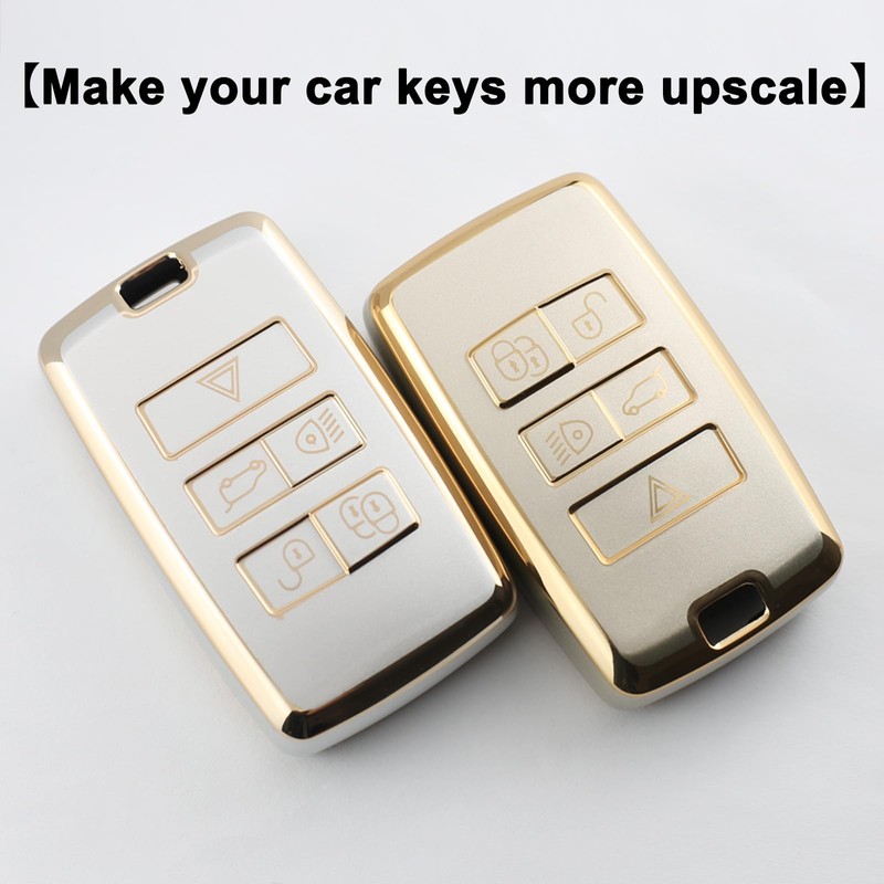 QIULIFAN Key Cover TPU Key Case with Keyring for Range