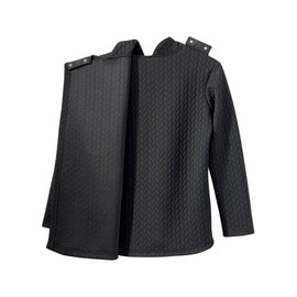 Women’s Easy Dressing Open Back Adaptive Half Zip Tracksuit Top - Black SMA